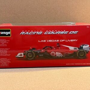🔥 Ferrari F1 SF23 Las Vegas GP Bburago 1:18 Diecast Collectible